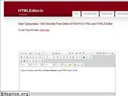 Sites similar to htmleditor.in
