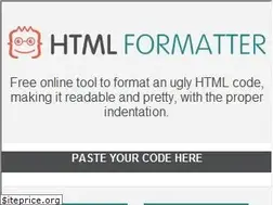 Sites similar to htmlformatter.com
