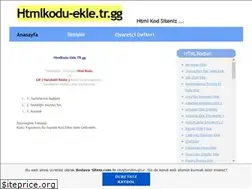 Sites similar to htmlkodu-ekle.tr.gg