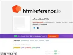 Sites similar to htmlreference.io