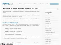 Sites similar to htofe.com