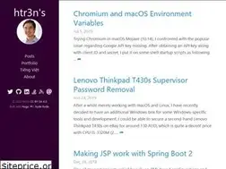 Sites similar to htr3n.github.io