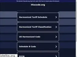 Sites similar to htscode.org