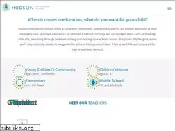 Sites similar to hudsonmontessori.org