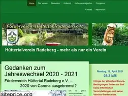 Sites similar to huettertal-radeberg.de