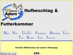 Sites similar to hufbeschlag-adam.de