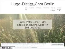 Sites similar to hugo-distler-chor.de