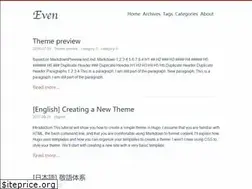 Sites similar to hugo-theme-even.netlify.app
