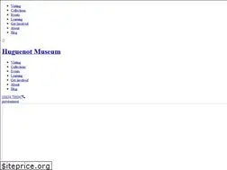 Sites similar to huguenotmuseum.org