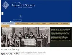 Sites similar to huguenotsociety.org.uk