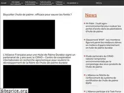 Sites similar to huiledepalmedurable.org