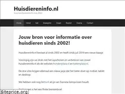 Sites similar to huisdiereninfo.nl