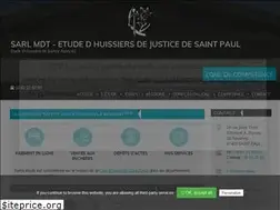 Sites similar to huissiers-saintpaul-mdt.fr