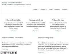 Sites similar to huizenaanhetjanskerkhof.nl