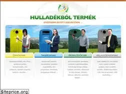 Sites similar to hulladekboltermek.hu