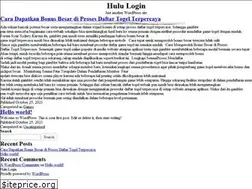 Sites similar to hululogin.net
