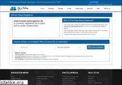 Sites similar to human-synergistics.de