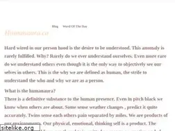 Sites similar to humanaura.ca