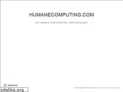 Sites similar to humanecomputing.com