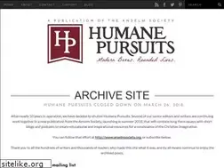 Sites similar to humanepursuits.com