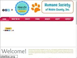 Sites similar to humanesocietynoblecounty.org