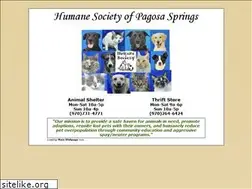 Sites similar to humanesocietyofpagosasprings.org
