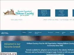 Sites similar to humanesocietyoldhamcounty.com