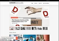 Sites similar to humanewatch.org