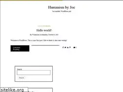 Sites similar to humanismbyjoe.com