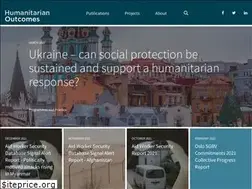 Sites similar to humanitarianoutcomes.org