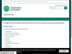 Sites similar to humanities.exeter.ac.uk