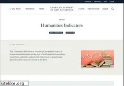 Sites similar to humanitiesindicators.org