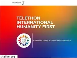 Sites similar to humanityfirst.fr