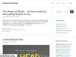 Sites similar to humanofthings.com