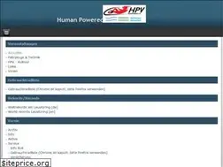 Sites similar to humanpoweredvehicles.de
