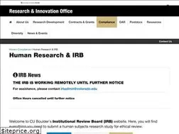 Sites similar to humanresearch.colorado.edu