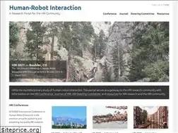 Sites similar to humanrobotinteraction.org
