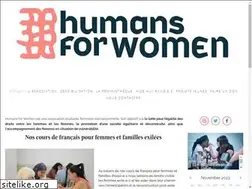 Sites similar to humansforwomen.org
