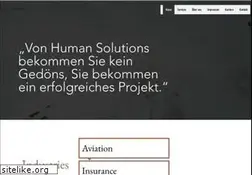 Sites similar to humansolutions.de
