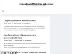 Sites similar to humanspatialcognitionlab.org