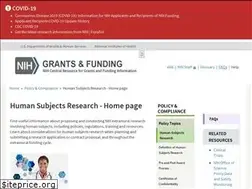 Sites similar to humansubjects.nih.gov