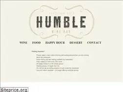 Sites similar to humblewinebar.com