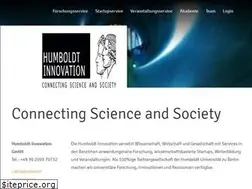 Sites similar to humboldt-innovation.de