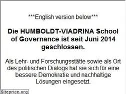 Sites similar to humboldt-viadrina.org