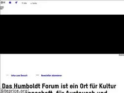 Sites similar to humboldtforum.de