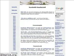 Sites similar to humboldtgesellschaft.de