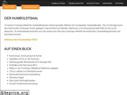 Sites similar to humboldtsaal.de