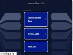 Sites similar to hummer2rent.be