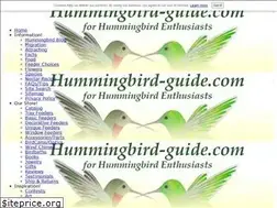 Sites similar to hummingbird-guide.com