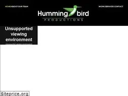 Sites similar to hummingbirdproductions.com